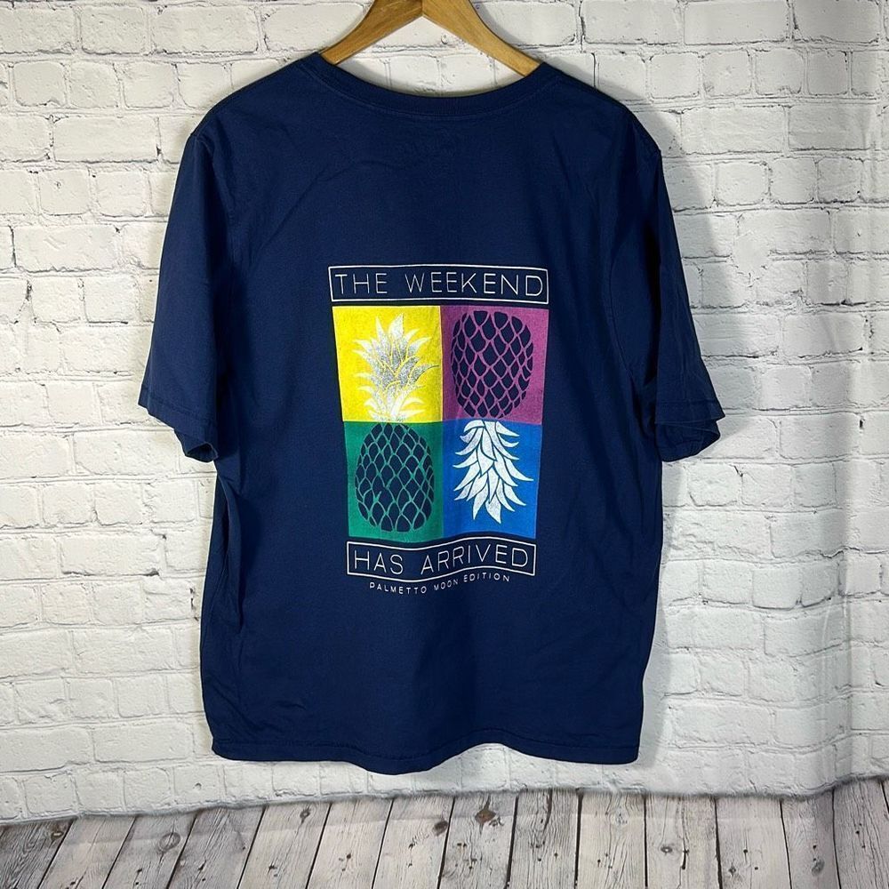 Chubbies Mens The Weekend Has Arrived Blue Size XXL Short Sleeve Tshirt‎